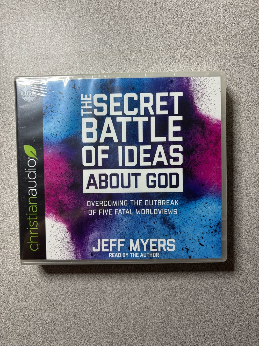 The Secret Battle of Ideas About God by Jeff Myers. Christian Audio CD.